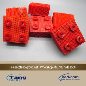 Red Nylon Bristle Round Foot For Lectra Cutter Parts Vt5000 / Vt70000 Cutter