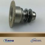 80 Grit rebarbadora, Sharpener Assembléia 0,093 Faca Para Gerber Cortador Xlc7000 Z7 Parte 90995000