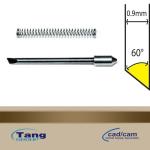 Carbide Blades 0,9 milímetros 60 ¡ã Janela Tint Film corte CB09UA-K60 (5/Pack) para plotter de corte Graphtec