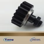 Braçadeira Gear Assembly, rack Clamp, Beam, Para Gerber Cortador S-93-5/S5200/Gt5250/Gt7250/S7200, Peças No: 75177000