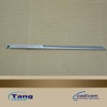 Kawakami placa de 2.4, aplicam-se: Kawakami PEÇAS, GGT, cortador, SHPNRPRSSRFOOT CONJ, Long 221 milímetros, Largo 8mm, grosso 2,4 milímetros