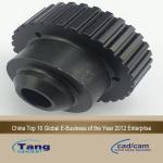 Polea conducida, W / Lancaster, Crank Asamblea Vivienda Para Gerber cortador Gt5250 GGT pieza 62132000