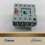 Sprecher + Schun CS4C-22Z 4 POLE 2NO Relé de Controle Industrial Para Gerber Cortador GT7250 760500204