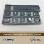 Tempestade-Interface Keyboard Silkscreen 700 Series Para Gerber Cortador Xlc7000 / Z7 75709001