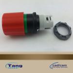 Switch, Abb Cbk - Pmt3r Mushroom 30 milímetros atuador Para Gerber Gt5250 cortador de peças 925500596