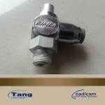 VLV Fluxo Cont Sigma FC04-02 1/4 Tubx1 / 8, Bimba Fqp2 Para Gerber Gt5250 Peças 968500065 / CR2-030